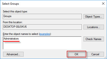 Type Administrators
