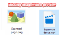 Show Thumbnails for Files