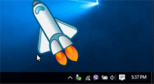 Add quick launch toolbar to taskbar