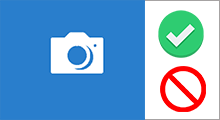 Allow block app use camera