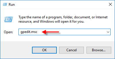 Open Local Group Policy Editor