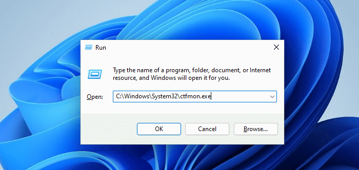 Run Ctfmon Service