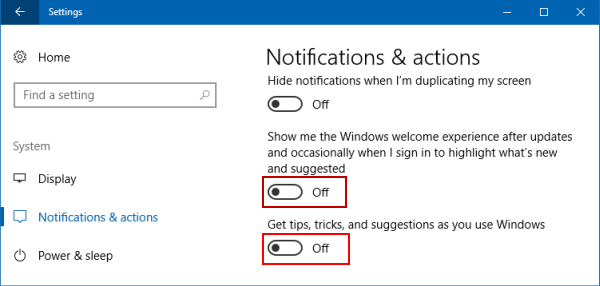 Stop Notification Ads
