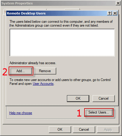 Add users