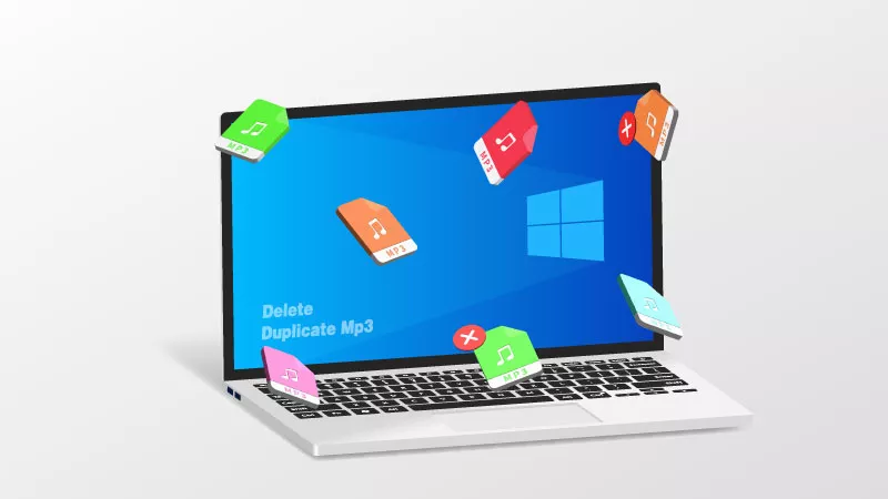 how to delete duplicate mp3 music files on Windows 10/Mac