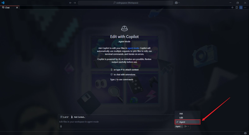 Open Agent Mode