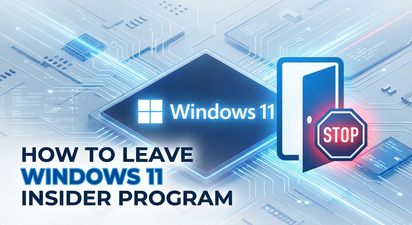 How to Leave Windows 11 Insider Program