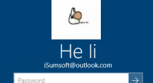 Show account details on sign-in screen