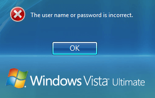 Password is incorrect