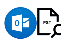 look up outlook pst file location