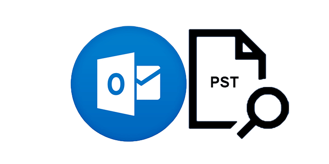 look up outlook pst file location