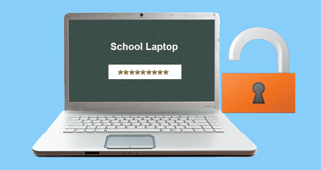 unlock school laptop