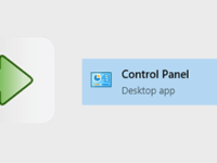 open control panel windows 10