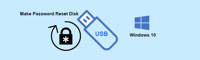 сделать Windows 10 сброс пароля USB