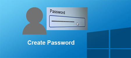 create password for user account in windows 10