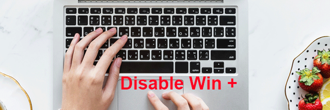 disable win+ keyboard shortcut in windows 10