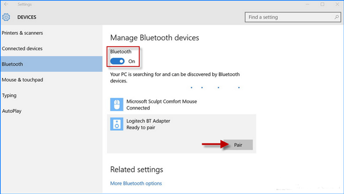 How To Turn On Off Bluetooth On Windows 10 Laptop