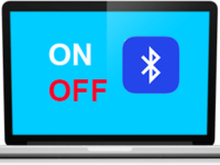 turn on off bluetooth in windows 10