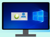 create guest account in windows 10