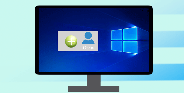 create guest account in windows 10