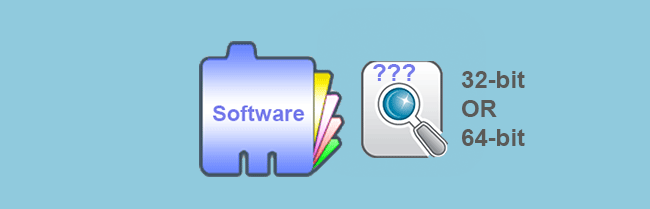 check if software is 32-bit or 64-bit