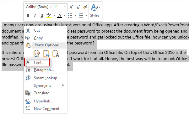 how to show hidden text in word on mac 2016