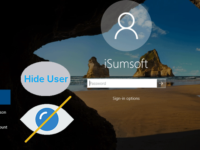 hide user account on windows 10 sign-in screen