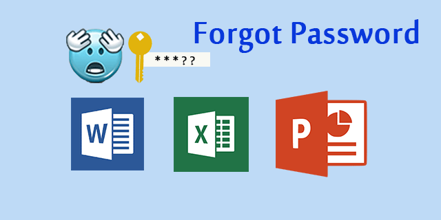 forgot office document password