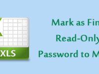 make excel spreadsheet read-only