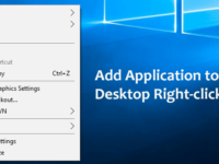 add application to right-click