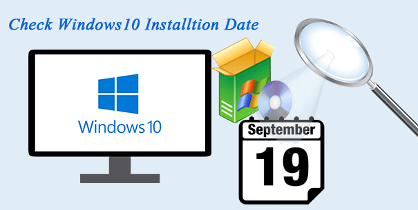 windows 10 install date