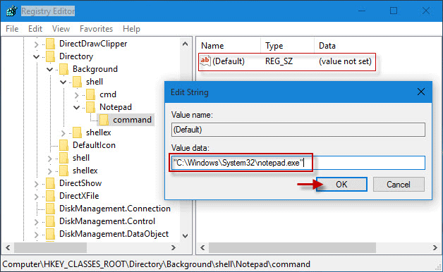 Paste program path