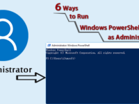 run powershell as administrator