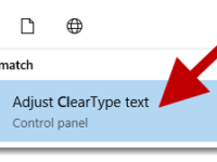 cleartype text