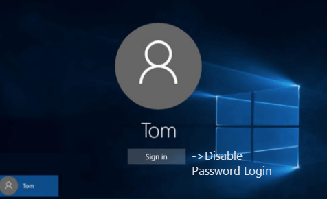 Disable password login