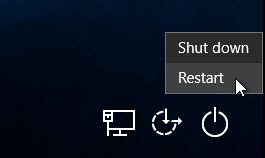 Restart Windows 10