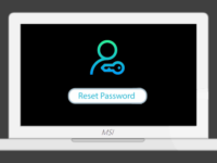 Reset MSI laptop password