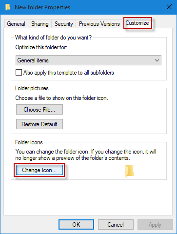 Windows File Icon - Fold Icons