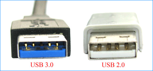 Check usb version by color