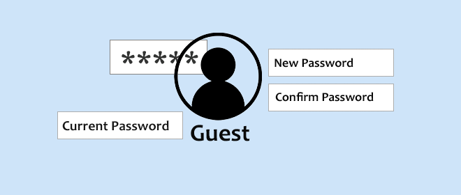 set password for guest account