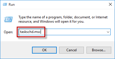 Run taskschd.msc