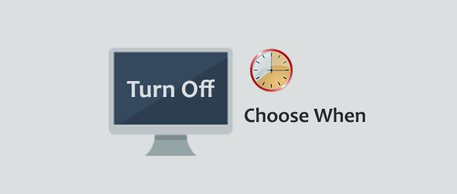 choose when to turn off display