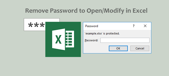 remove excel open password