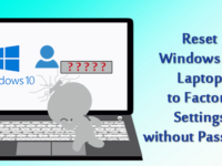 reset Windows 10 laptop to factory settings