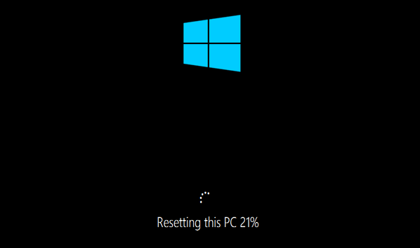 Restableciendo esta PC