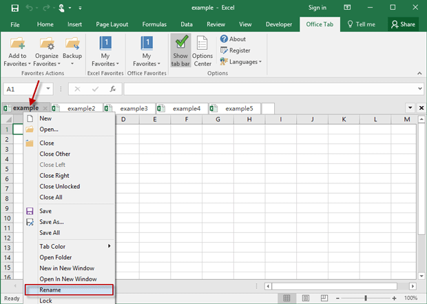 3 Options To Rename One Or Multiple Workbooks In Excel 2016