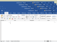 open multiple word documents