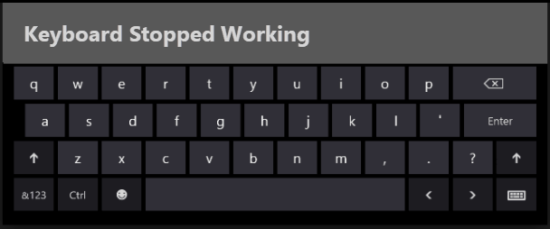 Windows 10 Keyboard