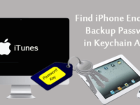 find iPhone encrypted backup password