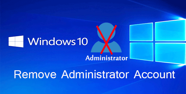 remove administrator account